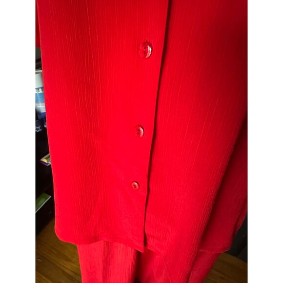 Allison Daley Red Shirt & Pant Set – Petite 12P - Picture 2 of 8